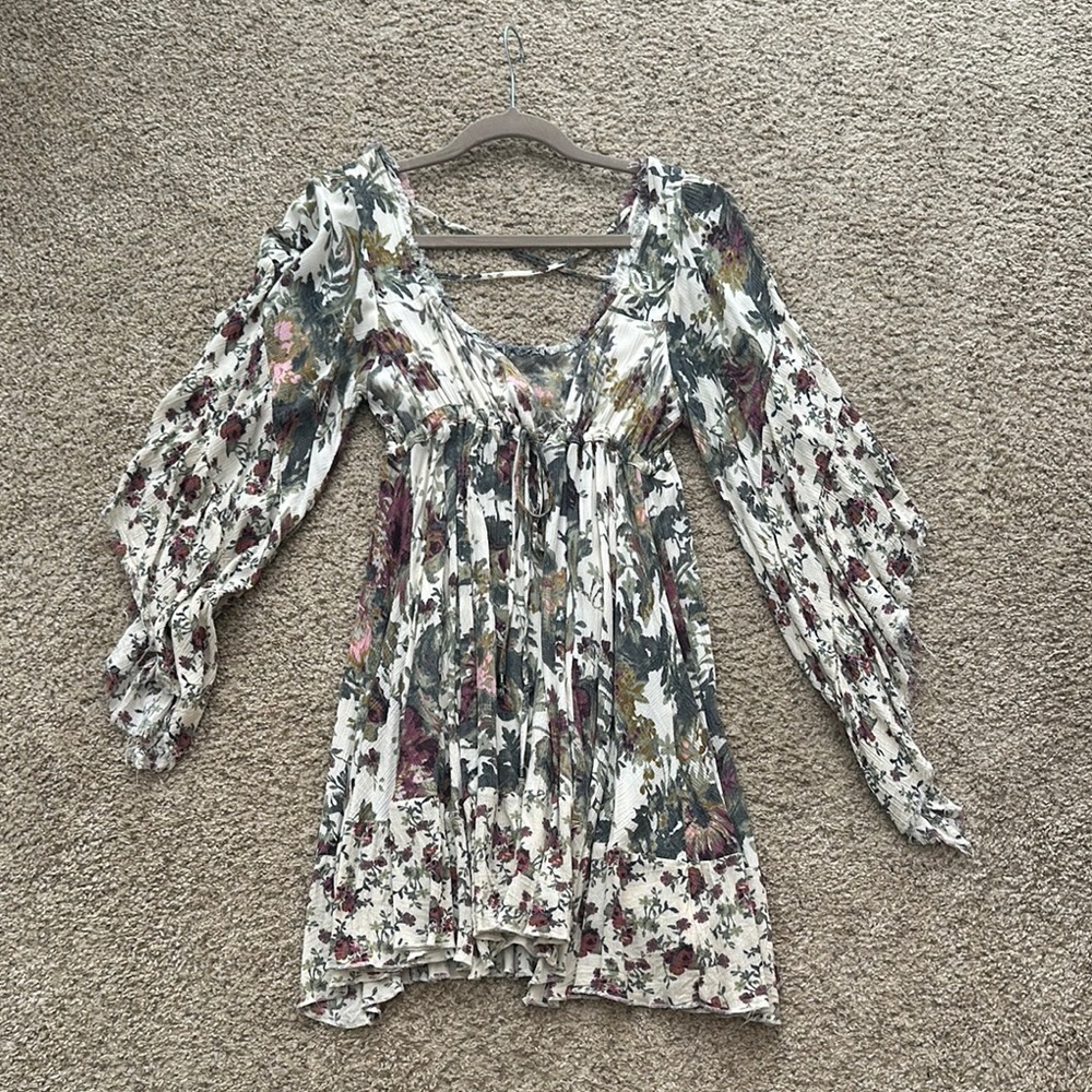 Floral Long Sleeve Dress